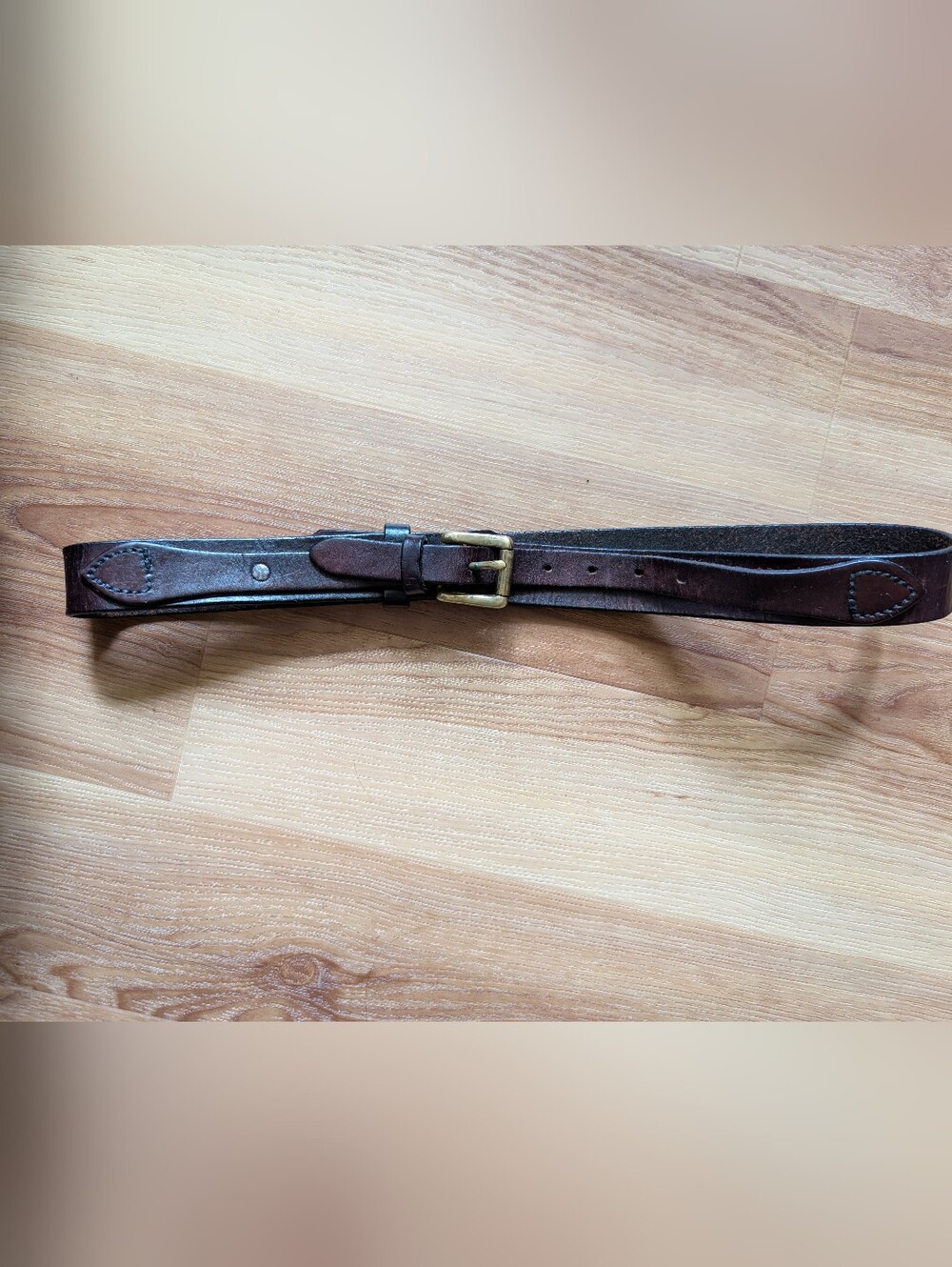 Authentic C.C. Filson Co. Genuine Bridle Leather Belt Made in USA Sz 32